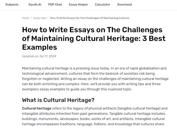 What Are the Social Challenges of Maintaining Cultural Heritage?